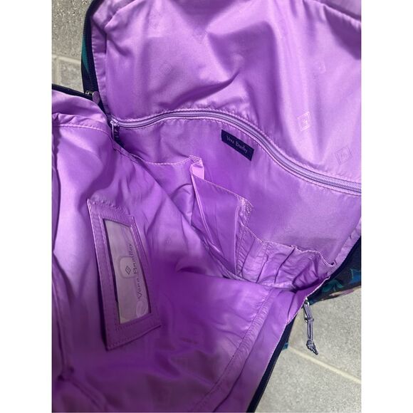 Vera Bradley Backpack Lighten Up Grand Firefly Floral Bag Water Repellent - Picture 8 of 9